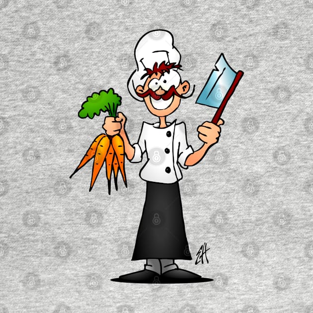 The vegetarian chef by Cardvibes